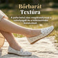 Női virágmintás, áttört, légáteresztő lapos balerinacipő