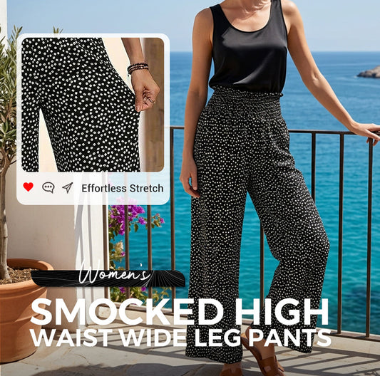 👖 30% KEDVEZMÉNY MOST! ✨ Női gumírozott derékrészű, széles szárú nadrág – előnyös szabás, légáteresztő anyag és könnyed stílus 🌸