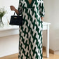 👗Elegáns, félhosszú ujjú maxi ruha S–5XL méretben