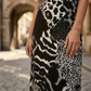 【S–5XL】🎀 Női, ujjatlan, leopárdmintás ruha