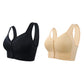 【1+1 ingyenes】👙Női lélegző plus size melltartó, elöl csipkés záródással💖