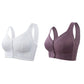 【1+1 ingyenes】👙Női lélegző plus size melltartó, elöl csipkés záródással💖