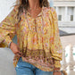 🌺Női divatos nyomtatott póló szív alakú V-nyakkal | S–5XL