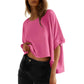 🏖️Summer Hot Sale 50% OFF🌼Women’s Casual Loose Short Sleeve Top