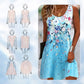 💐【S-2XL】Virágos, ujjatlan nyári női ruha 👗