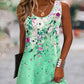 💐【S-2XL】Virágos, ujjatlan nyári női ruha 👗