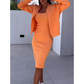 📢📢50% DE RÉDUCTION !! ⏰ Temps limité moitié prix - Ensemble robe et veste à bretelles spaghetti