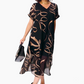 【S-5XL】❄️Sifon nyomott hosszú ruha