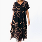 【S-5XL】❄️Sifon nyomott hosszú ruha