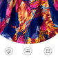 🌸👗Elegáns virágos nyomtatott fél ujjú ruha