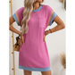 🍀【S-2XL】💃 Női póló A vonalú mini ruhák😍