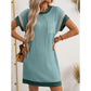🍀【S-2XL】💃 Női póló A vonalú mini ruhák😍