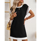 🍀【S-2XL】💃 Női póló A vonalú mini ruhák😍