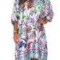 🌸【S-3XL】👗Nyomtatott szatén ruha🥰