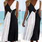【XL-4XL】💞Női elegáns patchwork V-nyakú ruha