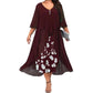 👗Sifon ruha fél ujjakkal