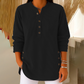 👚 60% KEDVEZMÉNY MOST! 🎉 Női kordbársony Henley felső – stílusos, puha és sokoldalú 🧥📦