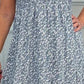👗 Elegáns magas derekú virágmintás ruha