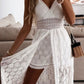 💕Korlátozott akció 30% kedvezmény👗Női spagettipántos jumpsuit – Laza, kivágott kialakítású szabadidőruha✨