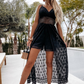 💕Korlátozott akció 30% kedvezmény👗Női spagettipántos jumpsuit – Laza, kivágott kialakítású szabadidőruha✨