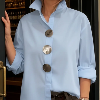 💓Női oversize gombos ing, feltűnő gombokkal👚
