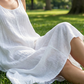 🌿 Női pamut-len zsebös cami ruha – lélegző, kényelmes és természetesen elegáns 👗✨