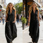 ✨【S–3XL】😍Női ujjatlan, V-nyakú, széles szárú jumpsuit🎊