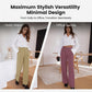 🆕🎁 Új termékek akciója: 50% kedvezmény🎉High-Waist Straight-Leg Pants with Button Detail