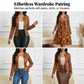 🔥🎁New 49% OFF🔥Women's Faux Suede Collarless Open Front Jacket