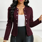 🔥🎁New 49% OFF🔥Women's Faux Suede Collarless Open Front Jacket