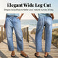 👖 KORLÁTOZOTT IDEIG 30% KEDVEZMÉNY! ✨ Női farmer – Magas derék, Rövidített, Bő szárú ✨
