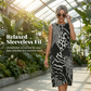 【S–5XL】🎀 Női, ujjatlan, leopárdmintás ruha