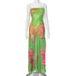 🥳2026-os AKCIÓ🥳💥48% KEDVEZMÉNY! Tüll patchwork maxi ruha