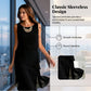 👗Új érkezés💟Elegáns, ujjatlan, réteges női ruha
