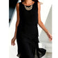 👗Új érkezés💟Elegáns, ujjatlan, réteges női ruha