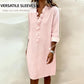 😍Női mindennapi ruha volánokkal és V-nyakú kivágással👗💗