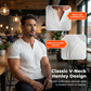 👕Férfi slim fit, egyszínű Henley ing