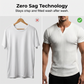 👕Férfi slim fit, egyszínű Henley ing