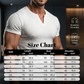 👕Férfi slim fit, egyszínű Henley ing