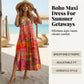 Boho stílusú maxi ruha nyári kirándulásokhoz