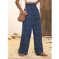 👖 30% KEDVEZMÉNY MOST! ✨ Női gumírozott derékrészű, széles szárú nadrág – előnyös szabás, légáteresztő anyag és könnyed stílus 🌸
