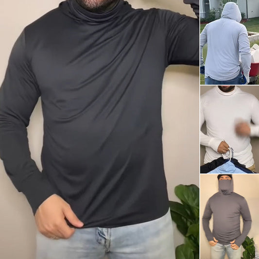 🍃Férfi könnyű, gyorsan száradó, UV-védelemmel ellátott kapucnis pulóver🥰