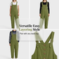 🌿Nyári akció - 30% KEDVEZMÉNY!👖Női kényelmes, gombos előlapú overall