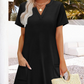 👗Új Megérkezés❣️Női Casual Laza Fazonú Rövid Ujjú Ruha