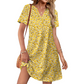 👗Új Megérkezés❣️Női Casual Laza Fazonú Rövid Ujjú Ruha