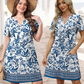 🥳SUMMER HOT SALE🥳💞50K+ SOLD!💥50% OFF! 🔥Women's Casual Loose Fit Short Sleeve Dress
