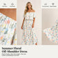 👗 LIMITED-TIME 50% OFF! ✨ Off-Shoulder Ruffled Maxi Dress – Side Slit, Pockets, Flowy 🌸