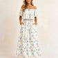 👗 LIMITED-TIME 50% OFF! ✨ Off-Shoulder Ruffled Maxi Dress – Side Slit, Pockets, Flowy 🌸