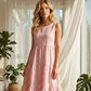 👗Női alkalmi ujjatlan kockás A-vonalú ruha