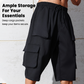 Férfi Casual Cargo Capri Shorts